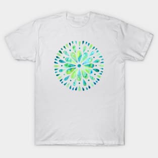 Mandala Love - Aqua Water T-Shirt